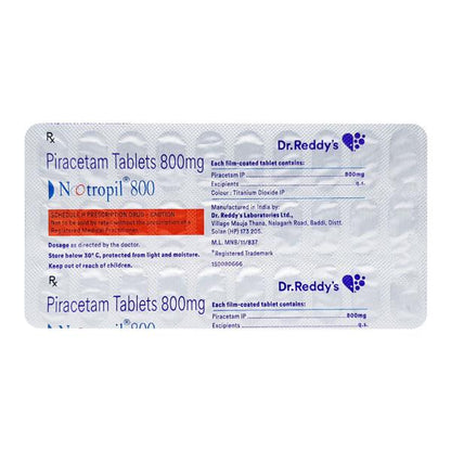 Nootropil 800mg Tablet 30'S - Global Surgicals