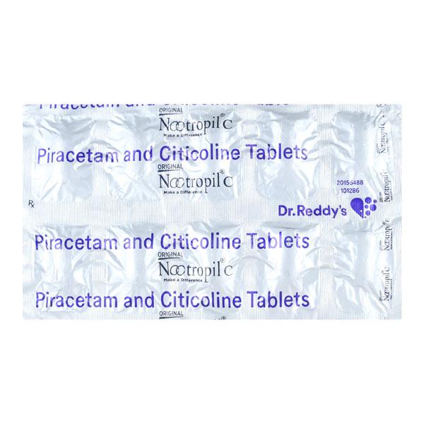 Nootropil C 500/800mg Tablet 10'S - Global Surgicals