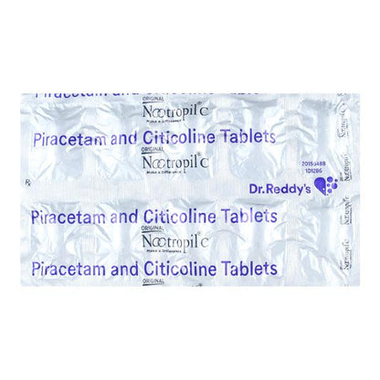 Nootropil C 500/800mg Tablet 10'S - Global Surgicals