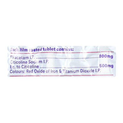 Nootropil C 500/800mg Tablet 10'S - Global Surgicals
