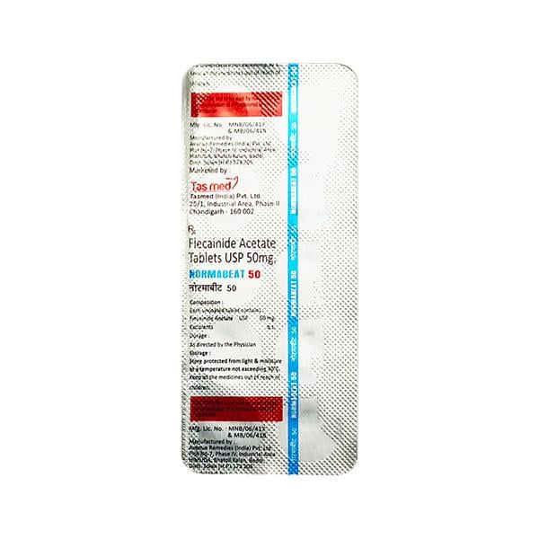 NORMABEAT 50 Tablet 10's - Global Surgicals