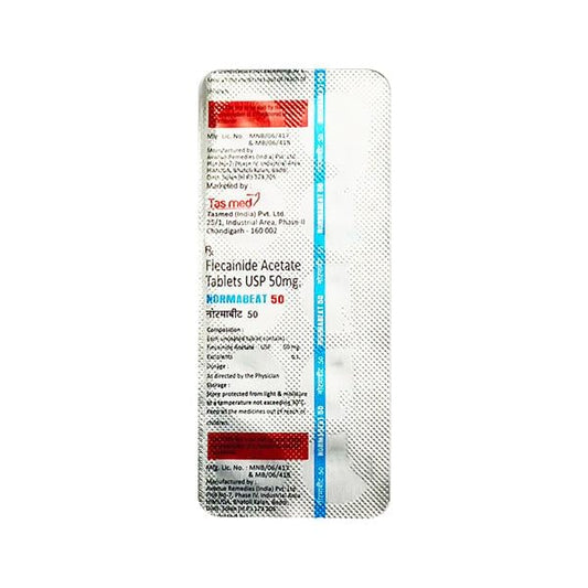 NORMABEAT 50 Tablet 10's - Global Surgicals