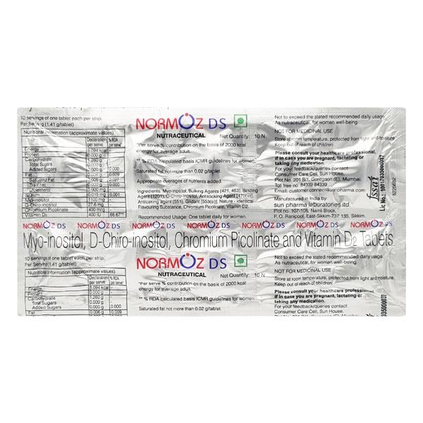 Normoz DS Tablet 10'S - Global Surgicals