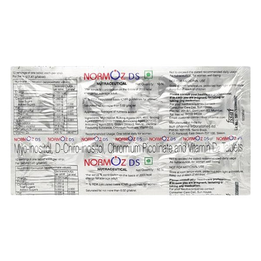 Normoz DS Tablet 10'S - Global Surgicals