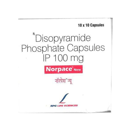 NORPACE NEW Capsule 10's - Global Surgicals