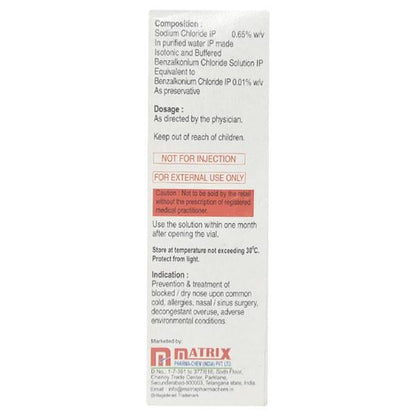 NOSACTIV Nasal Spray 20ml - Global Surgicals