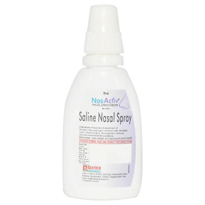 NOSACTIV Nasal Spray 20ml - Global Surgicals