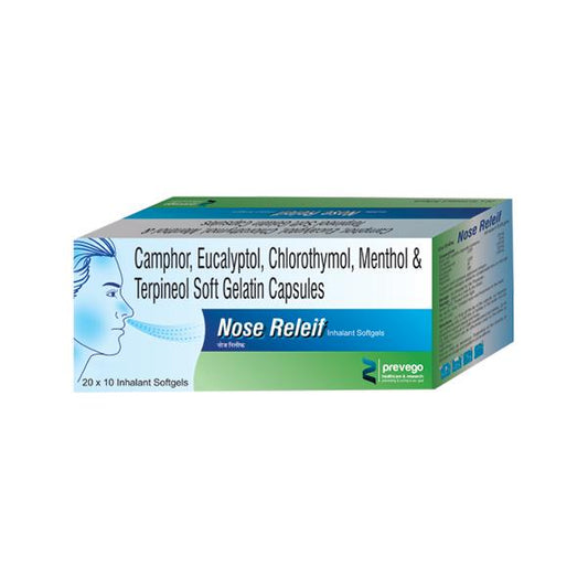 NOSE RELIEF Softgel 10's - Global Surgicals