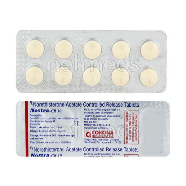Nostra CR 10mg Tablet 10'S - Global Surgicals