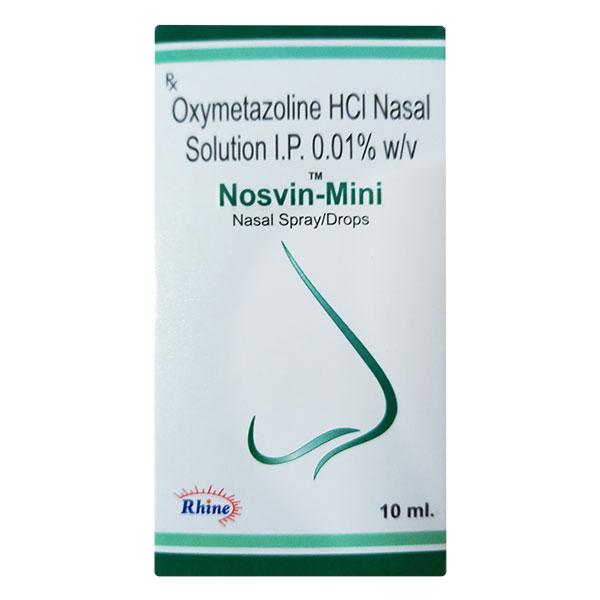 NOSVIN MINI 0.01% Nasal Drops 10ml - Global Surgicals