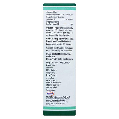 NOSVIN MINI 0.01% Nasal Drops 10ml - Global Surgicals