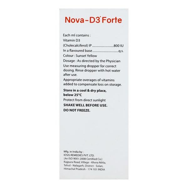 NOVA D3 FORTE Oral Drops 15ml - Global Surgicals