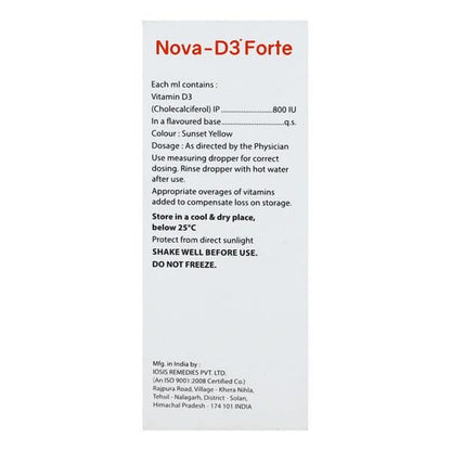 NOVA D3 FORTE Oral Drops 15ml - Global Surgicals