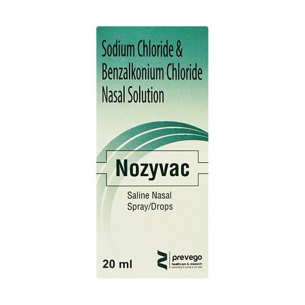 NOZYVAC Nasal Drops 20ml - Global Surgicals
