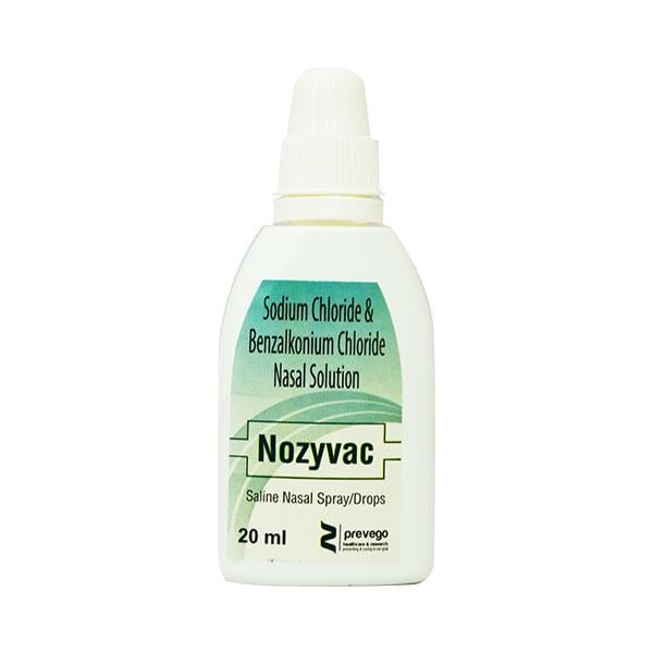 NOZYVAC Nasal Drops 20ml - Global Surgicals