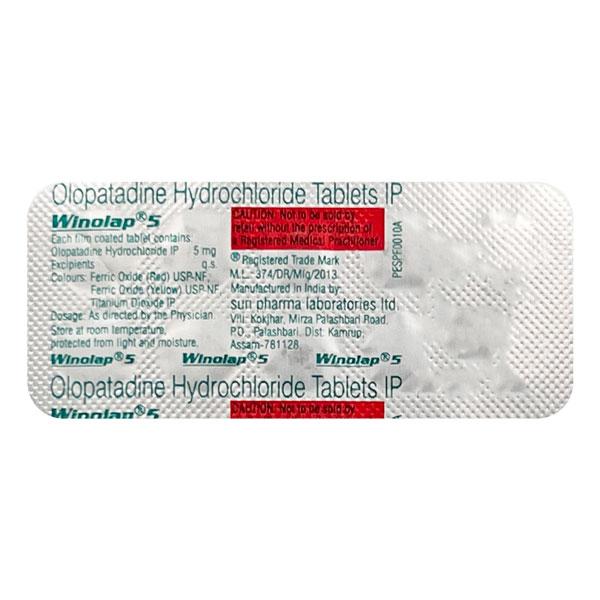 Winolap 5mg Tablet 10'S