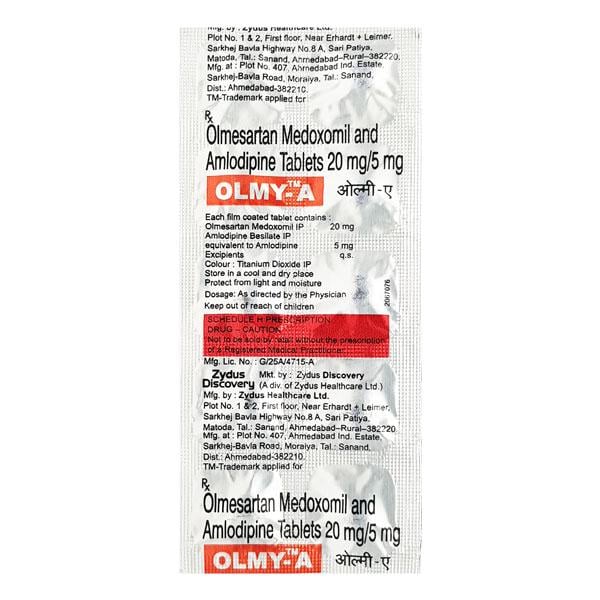 Olmy A 20mg Tablet 10'S
