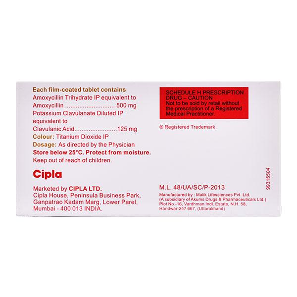 Novaclav 625mg Tablet 6'S