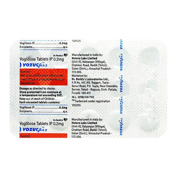 VOZUCA 0.2 Tablet 15's