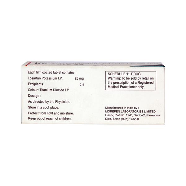 Bpcure 25mg Tablet 10'S