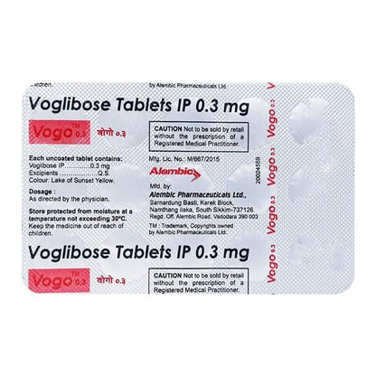 Vogo 0.3mg Tablet 15'S