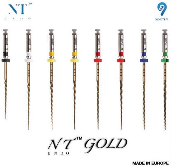 NT Gold Pro Assorted NiTi Rotary Files - Global Surgicals