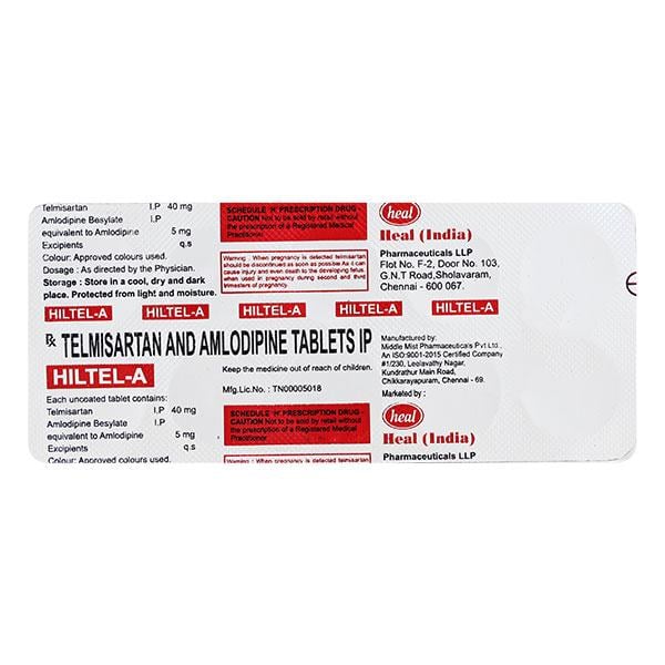 HILTEL A 40mg Tablet 10's