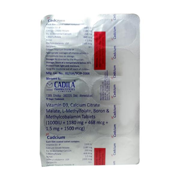 NU Cadcium Tablet 10'S - Global Surgicals