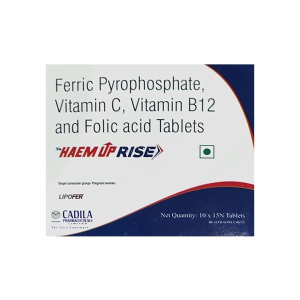 NU HAEM UP RISE Tablet 15's - Global Surgicals
