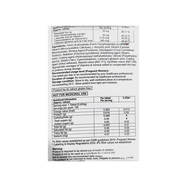 NU HAEM UP RISE Tablet 15's - Global Surgicals