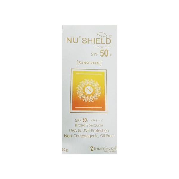 NU SHIELD CREAM TINT SPF 50+ Sunscreen 50gm - Global Surgicals