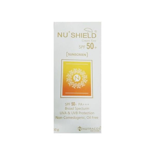 NU SHIELD CREAM TINT SPF 50+ Sunscreen 50gm - Global Surgicals