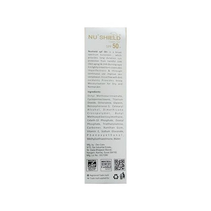 NU SHIELD CREAM TINT SPF 50+ Sunscreen 50gm - Global Surgicals