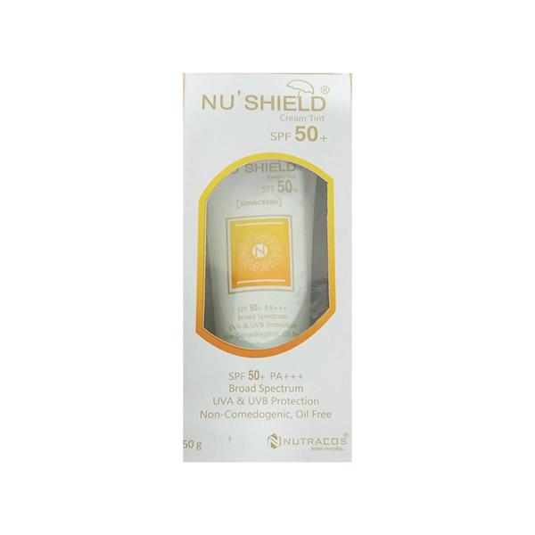 NU SHIELD CREAM TINT SPF 50+ Sunscreen 50gm - Global Surgicals
