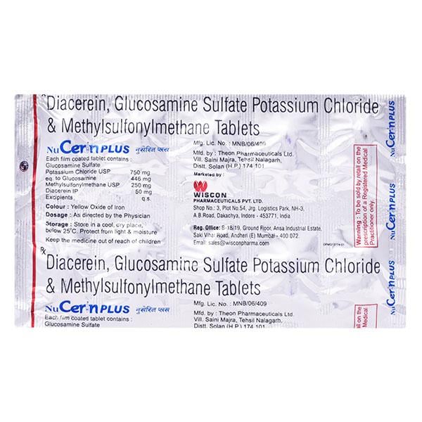 NUCERIN PLUS Tablet 10's - Global Surgicals