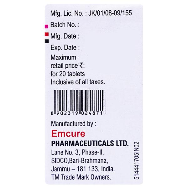 Nucoril OD Tablet 20'S - Global Surgicals