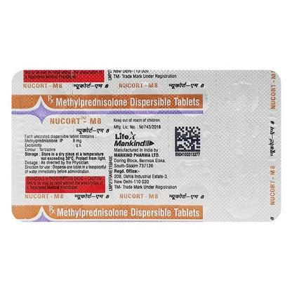 Nucort M 8mg Tablet 10'S - Global Surgicals