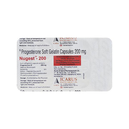 Nugest 200mg Capsule 10'S - Global Surgicals