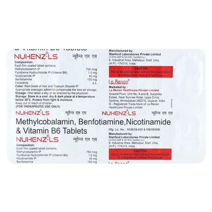 Nuhenz LS Tablet 10'S - Global Surgicals