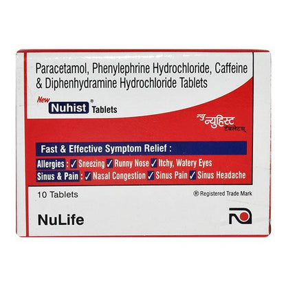 NUHIST NEW Tablet 10's - Global Surgicals