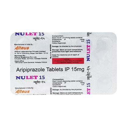 NULET 15 Tablet 15's - Global Surgicals