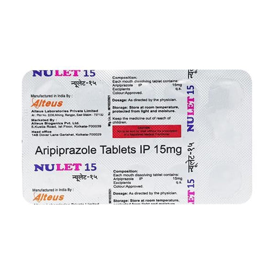 NULET 15 Tablet 15's - Global Surgicals