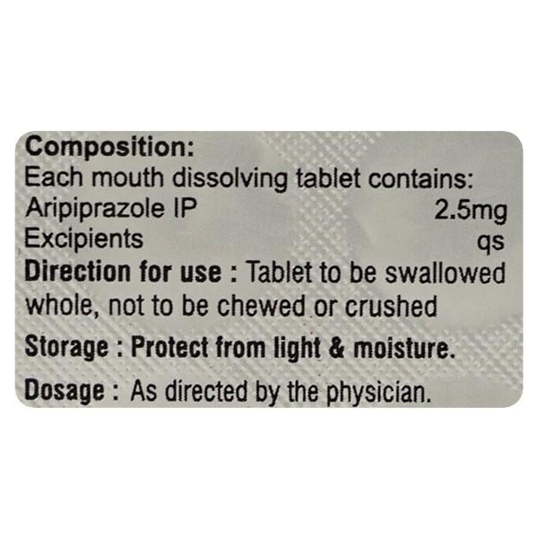 NULET 2.5 Mouth Dissolving Tablet 15's - Global Surgicals