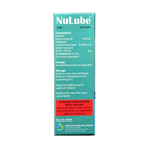 NULUBE Eye Drops 10ml - Global Surgicals
