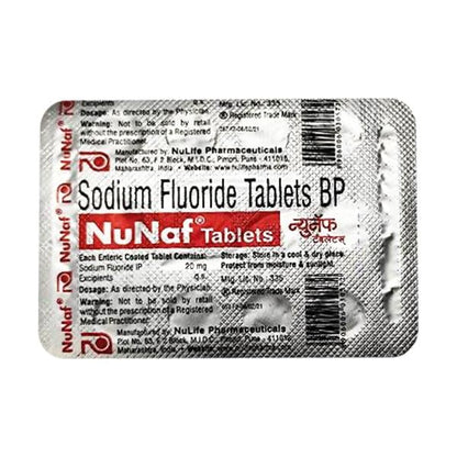 NUNAF Tablet 10's - Global Surgicals