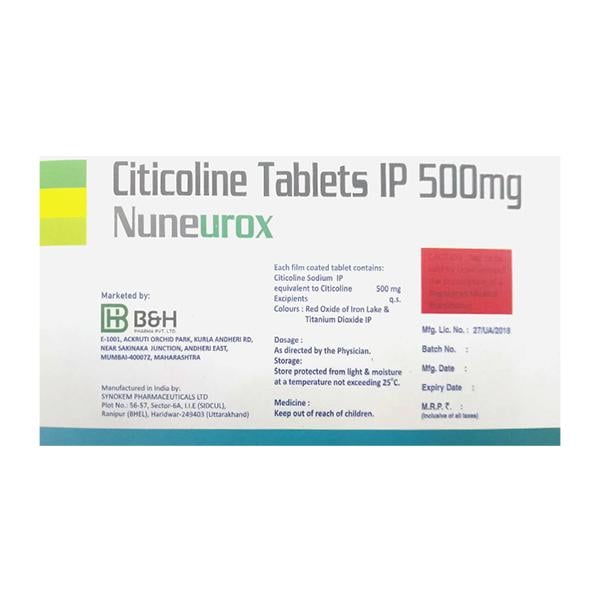 NUNEUROX Tablet 10's - Global Surgicals