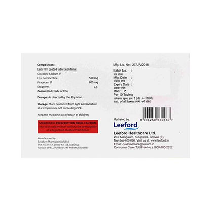 NUROCOT P 800 Tablet 10's - Global Surgicals
