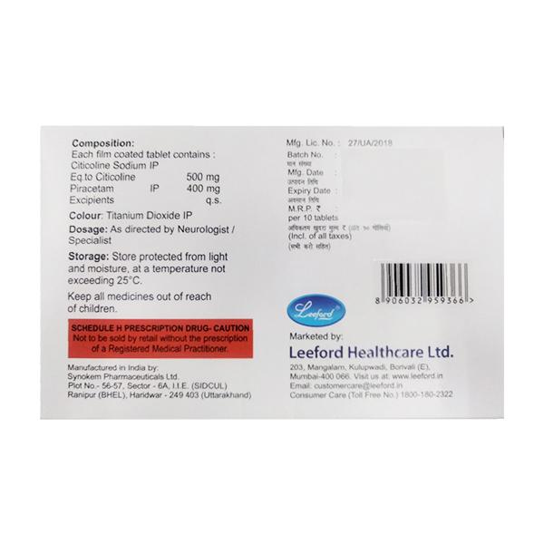 NUROCOT P Tablet 10's - Global Surgicals