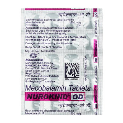 Nurokind OD Tablet 20'S - Global Surgicals