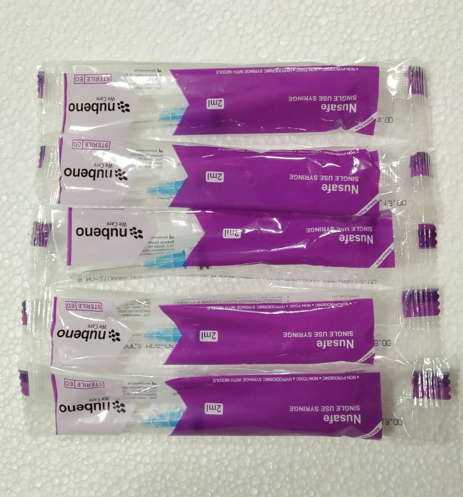 Nusafe Syringe with Needle - Global Surgicals